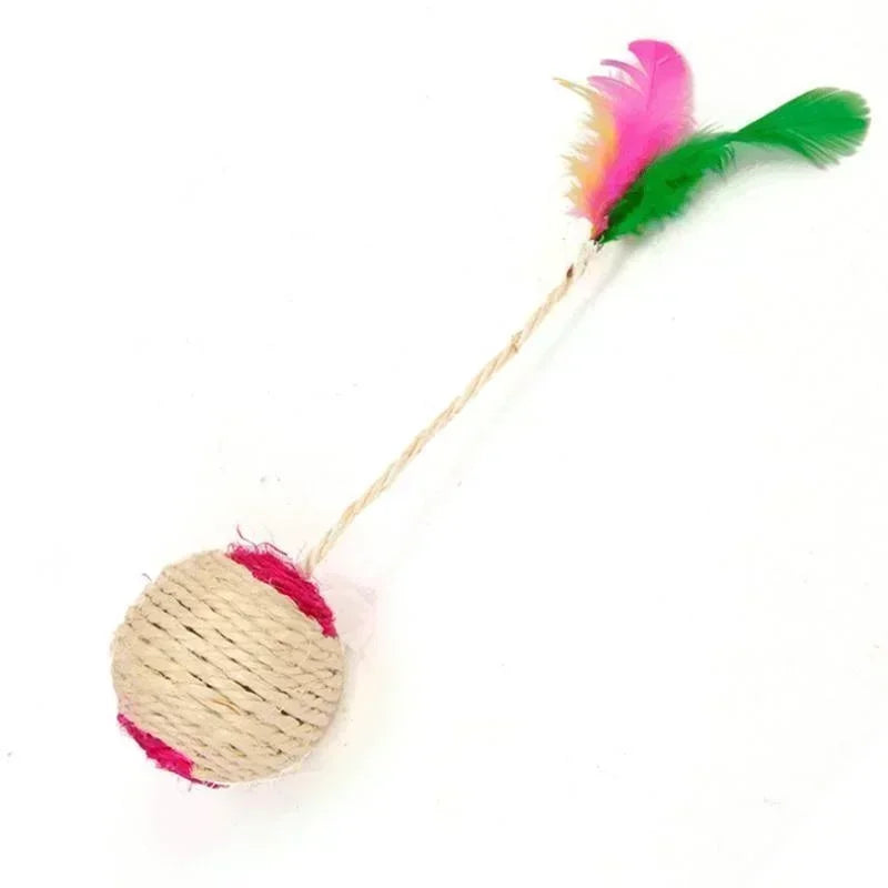 PawBowl Cat Toy Scratching Ball