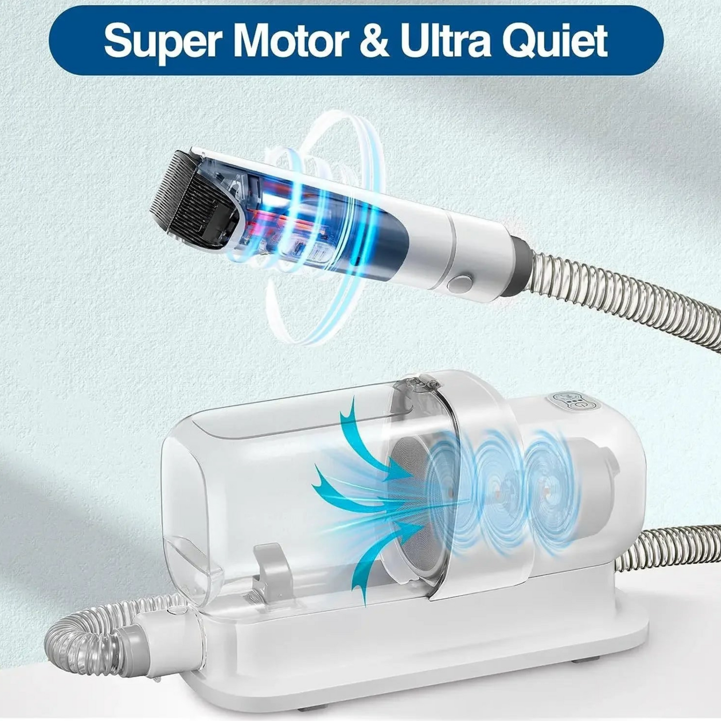 PawBowl Pet Grooming Vacuum + Kit